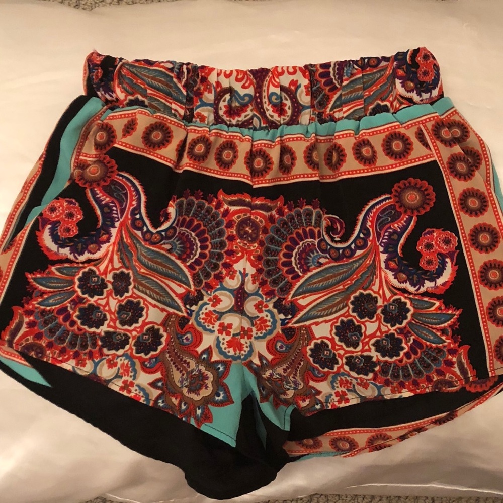 Fun Patterned Dressy Shorts